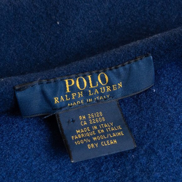 Polo Ralph Lauren Navy Wool Beret Hat Made in Italy Vintage - Picture 5 of 5